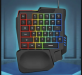 Gaming keyboard ( RGB lights) , Gaming mouse ( RGB lights)